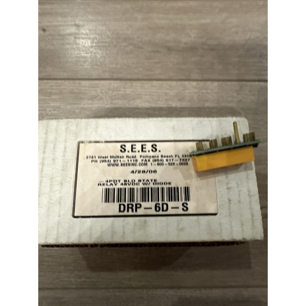 Sees Relay 48 VDC‎ w/Diode DRP-6D-S
